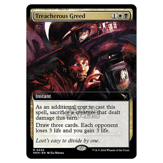 Magic The Gathering - Murders at Karlov Manor - Treacherous Greed - 0420