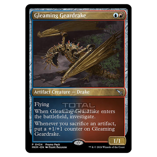 Magic The Gathering - Murders at Karlov Manor - Gleaming Geardrake - 0424