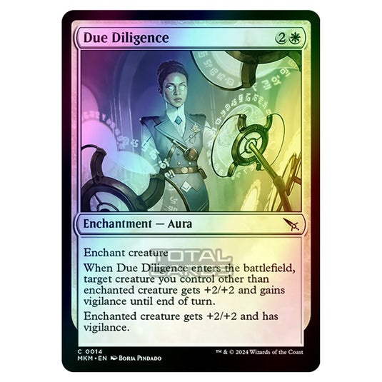 Magic The Gathering - Murders at Karlov Manor - Due Diligence - 0014 (Foil)