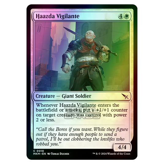 Magic The Gathering - Murders at Karlov Manor - Haazda Vigilante - 0018 (Foil)