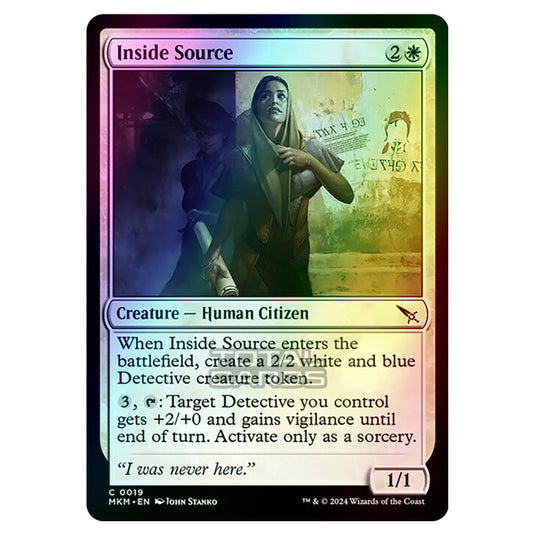 Magic The Gathering - Murders at Karlov Manor - Inside Source - 0019 (Foil)