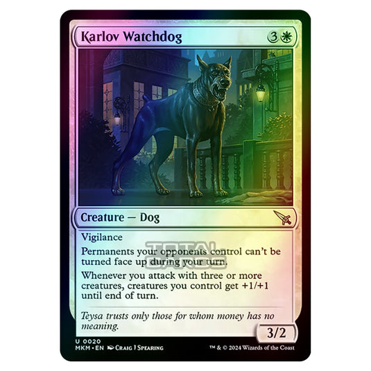 Magic The Gathering - Murders at Karlov Manor - Karlov Watchdog - 0020 (Foil)