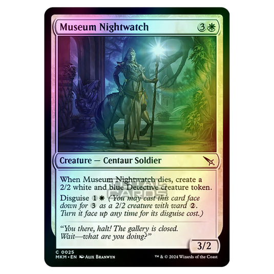 Magic The Gathering - Murders at Karlov Manor - Museum Nightwatch - 0025 (Foil)