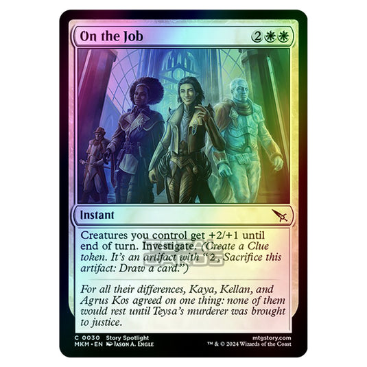 Magic The Gathering - Murders at Karlov Manor - On the Job - 0030 (Foil)