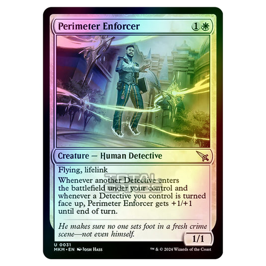 Magic The Gathering - Murders at Karlov Manor - Perimeter Enforcer - 0031 (Foil)