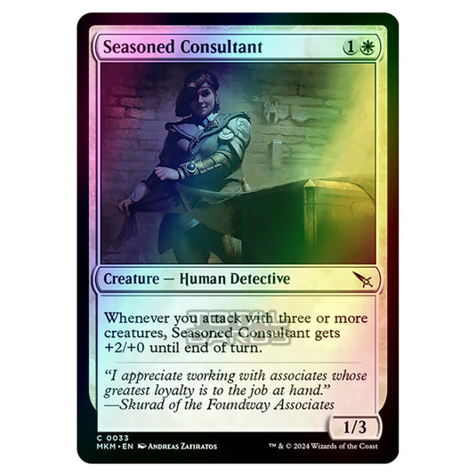 Magic The Gathering - Murders at Karlov Manor - Seasoned Consultant - 0033 (Foil)