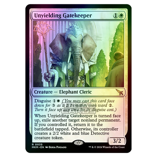 Magic The Gathering - Murders at Karlov Manor - Unyielding Gatekeeper - 0035 (Foil)