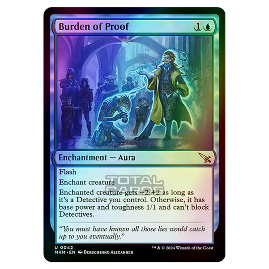 Magic The Gathering - Murders at Karlov Manor - Burden of Proof - 0042 (Foil)