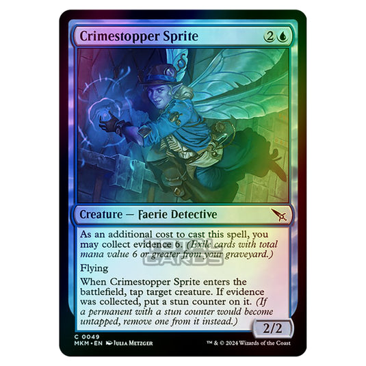 Magic The Gathering - Murders at Karlov Manor - Crimestopper Sprite - 0049 (Foil)