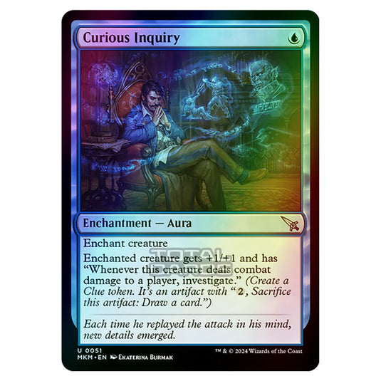 Magic The Gathering - Murders at Karlov Manor - Curious Inquiry - 0051 (Foil)