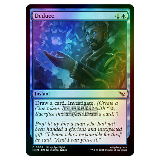 Magic The Gathering - Murders at Karlov Manor - Deduce - 0052 (Foil)