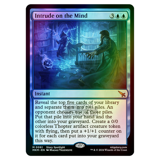 Magic The Gathering - Murders at Karlov Manor - Intrude on the Mind - 0061 (Foil)