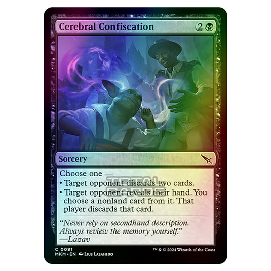 Magic The Gathering - Murders at Karlov Manor - Cerebral Confiscation - 0081 (Foil)