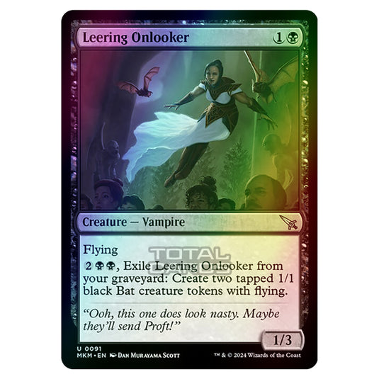 Magic The Gathering - Murders at Karlov Manor - Leering Onlooker - 0091 (Foil)