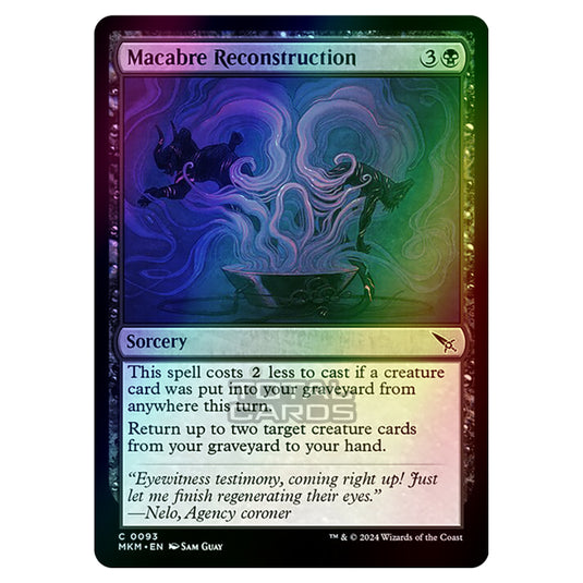 Magic The Gathering - Murders at Karlov Manor - Macabre Reconstruction - 0093 (Foil)