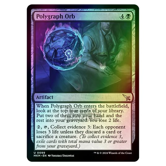 Magic The Gathering - Murders at Karlov Manor - Polygraph Orb - 0099 (Foil)