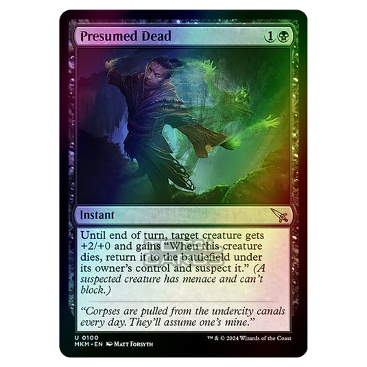 Magic The Gathering - Murders at Karlov Manor - Presumed Dead - 0100 (Foil)