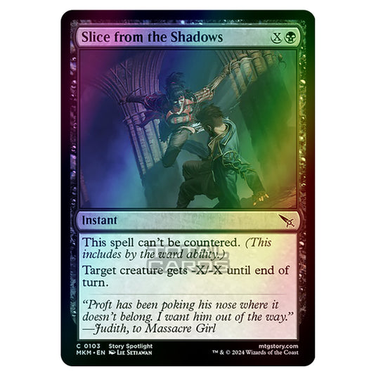 Magic The Gathering - Murders at Karlov Manor - Slice from the Shadows - 0103 (Foil)