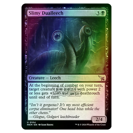 Magic The Gathering - Murders at Karlov Manor - Slimy Dualleech - 0104 (Foil)