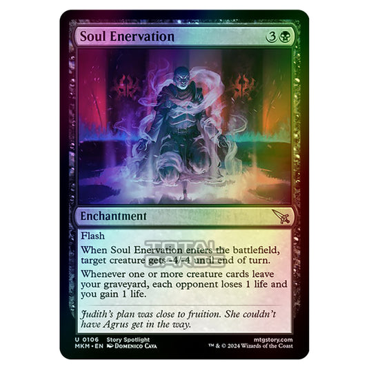 Magic The Gathering - Murders at Karlov Manor - Soul Enervation - 0106 (Foil)