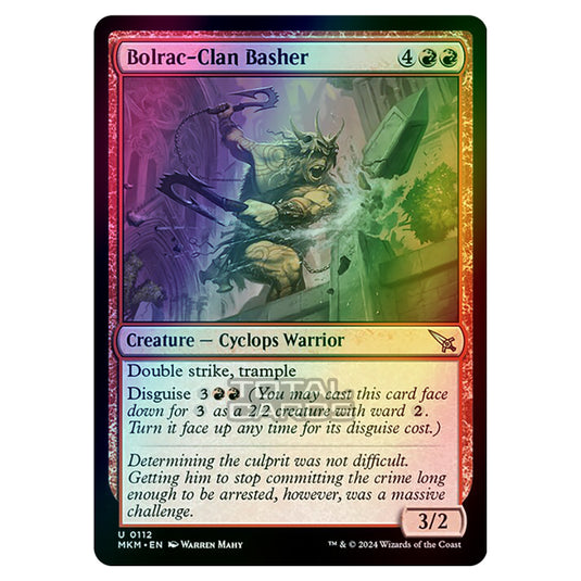 Magic The Gathering - Murders at Karlov Manor - Bolrac-Clan Basher - 0112 (Foil)