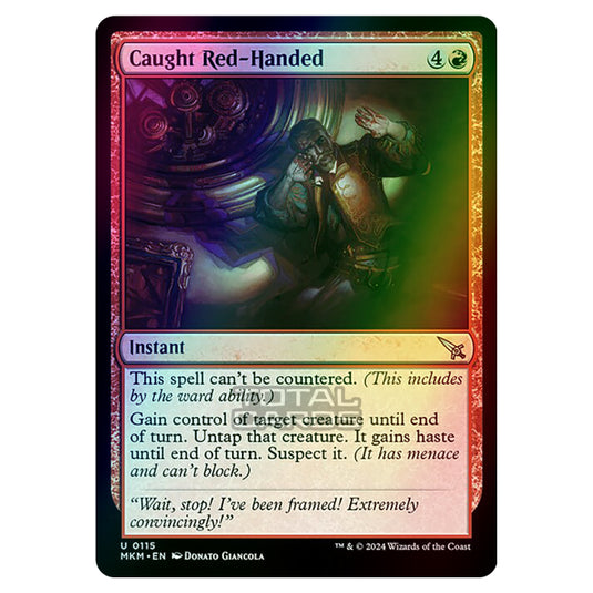 Magic The Gathering - Murders at Karlov Manor - Caught Red-Handed - 0115 (Foil)