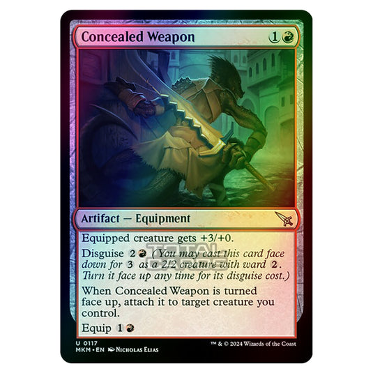 Magic The Gathering - Murders at Karlov Manor - Concealed Weapon - 0117 (Foil)