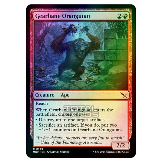 Magic The Gathering - Murders at Karlov Manor - Gearbane Orangutan - 0129 (Foil)