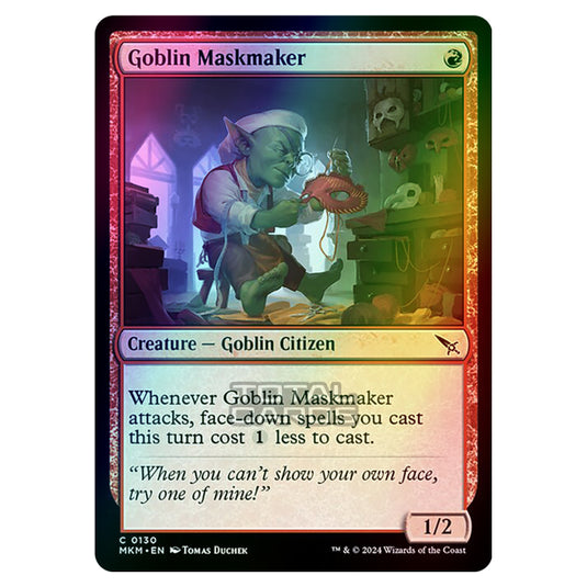 Magic The Gathering - Murders at Karlov Manor - Goblin Maskmaker - 0130 (Foil)