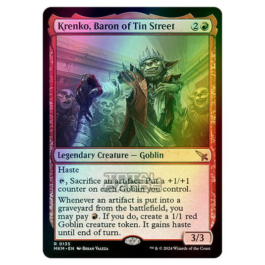 Magic The Gathering - Murders at Karlov Manor - Krenko, Baron of Tin Street - 0135 (Foil)