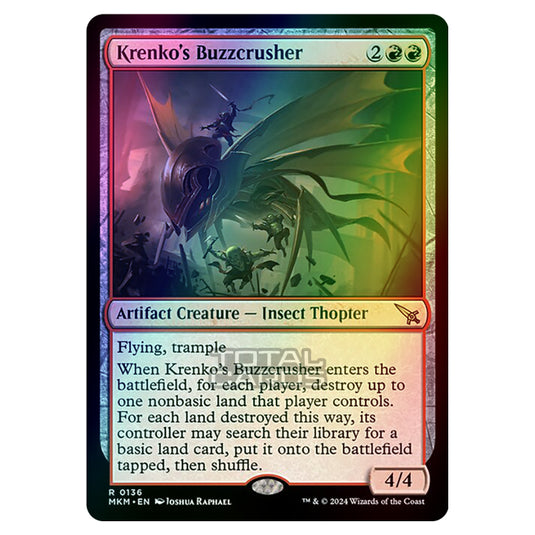 Magic The Gathering - Murders at Karlov Manor - Krenko's Buzzcrusher - 0136 (Foil)