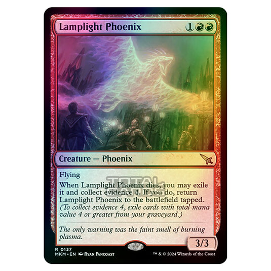 Magic The Gathering - Murders at Karlov Manor - Lamplight Phoenix - 0137 (Foil)