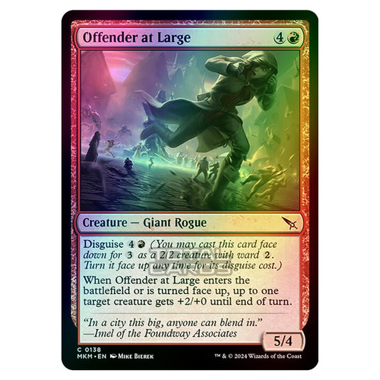 Magic The Gathering - Murders at Karlov Manor - Offender at Large - 0138 (Foil)