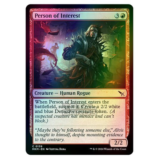 Magic The Gathering - Murders at Karlov Manor - Person of Interest - 0139 (Foil)