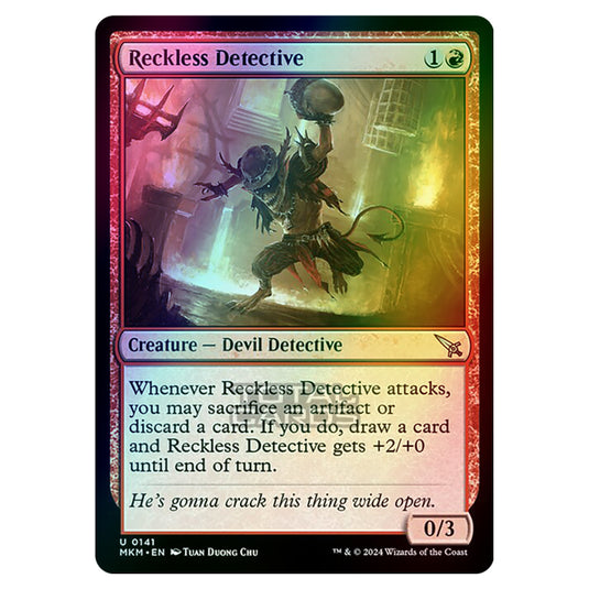 Magic The Gathering - Murders at Karlov Manor - Reckless Detective - 0141 (Foil)