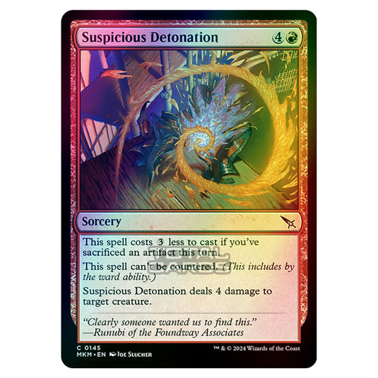 Magic The Gathering - Murders at Karlov Manor - Suspicious Detonation - 0145 (Foil)