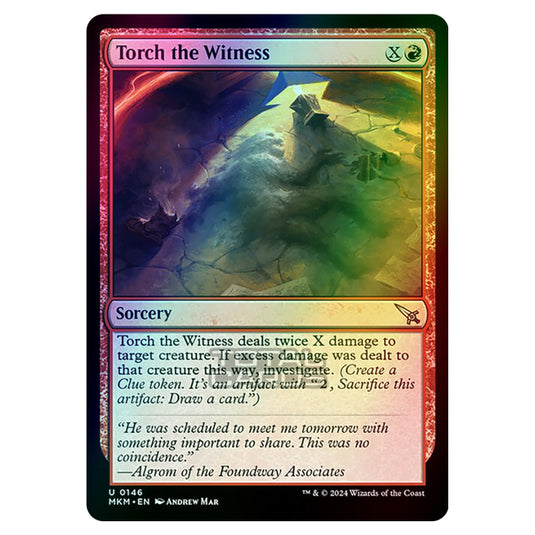 Magic The Gathering - Murders at Karlov Manor - Torch the Witness - 0146 (Foil)