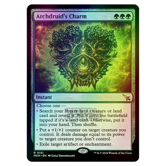 Magic The Gathering - Murders at Karlov Manor - Archdruid's Charm - 0151 (Foil)