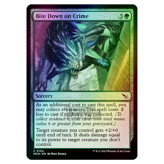 Magic The Gathering - Murders at Karlov Manor - Bite Down on Crime - 0154 (Foil)