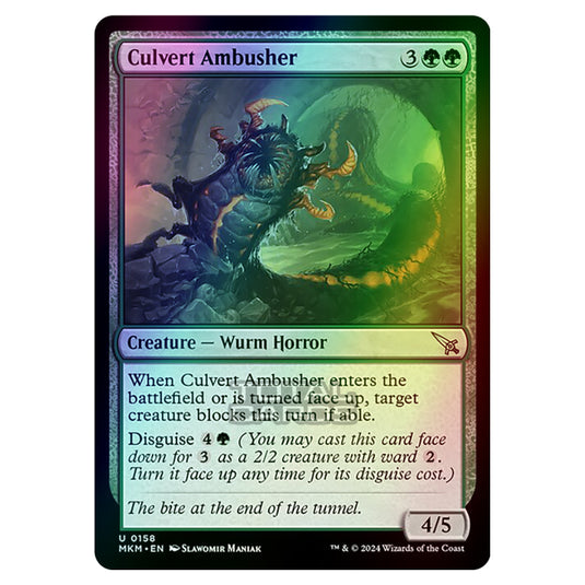 Magic The Gathering - Murders at Karlov Manor - Culvert Ambusher - 0158 (Foil)