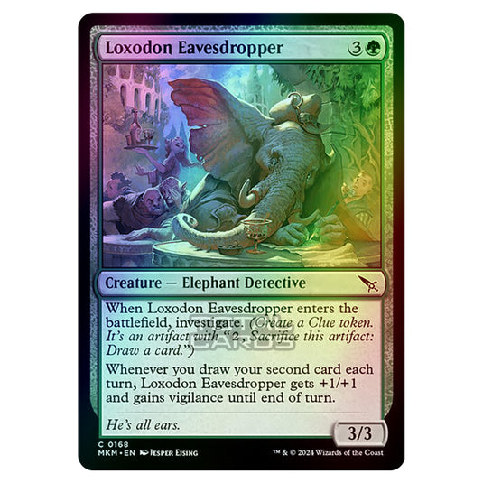 Magic The Gathering - Murders at Karlov Manor - Loxodon Eavesdropper - 0168 (Foil)