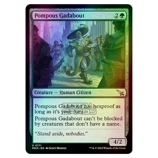 Magic The Gathering - Murders at Karlov Manor - Pompous Gadabout - 0171 (Foil)