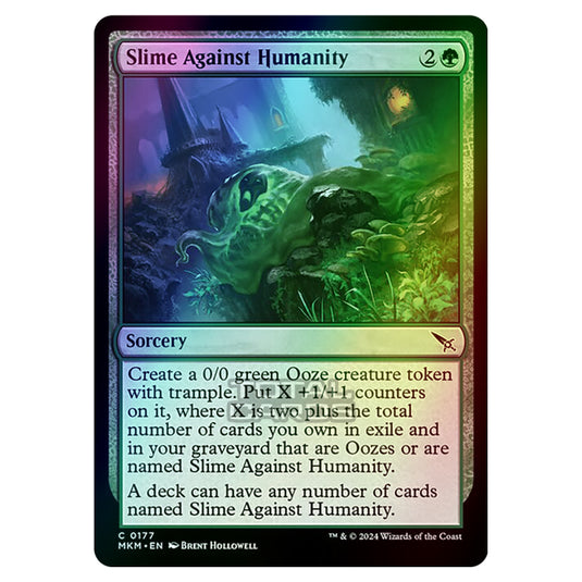 Magic The Gathering - Murders at Karlov Manor - Slime Against Humanity - 0177 (Foil)