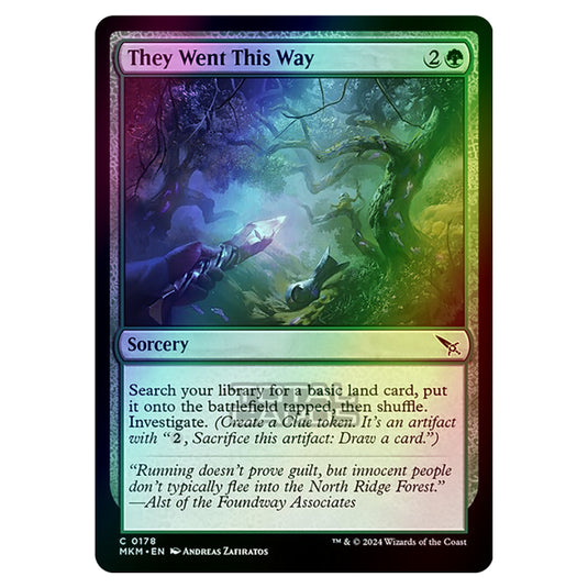 Magic The Gathering - Murders at Karlov Manor - They Went This Way - 0178 (Foil)