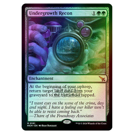 Magic The Gathering - Murders at Karlov Manor - Undergrowth Recon - 0181 (Foil)