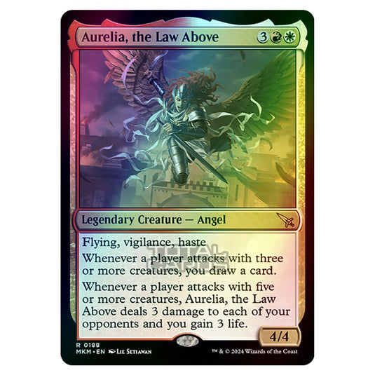 Magic The Gathering - Murders at Karlov Manor - Aurelia, the Law Above - 0188 (Foil)