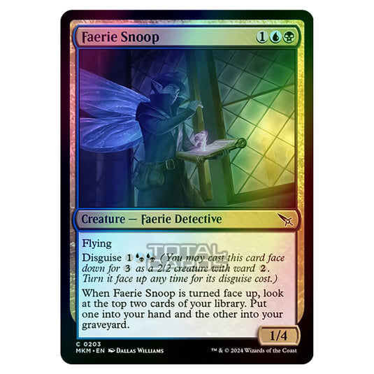 Magic The Gathering - Murders at Karlov Manor - Faerie Snoop - 0203 (Foil)