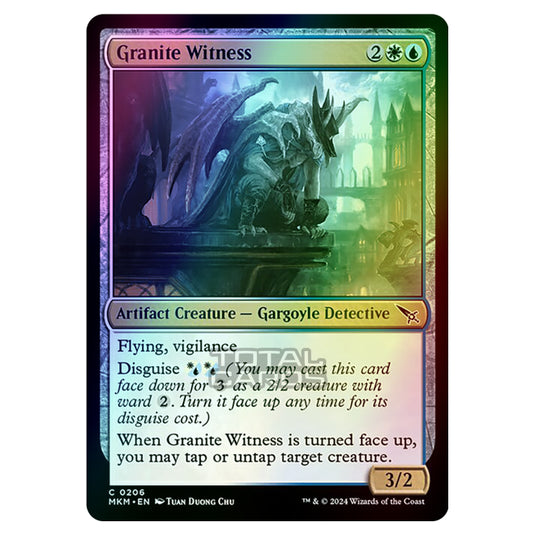 Magic The Gathering - Murders at Karlov Manor - Granite Witness - 0206 (Foil)