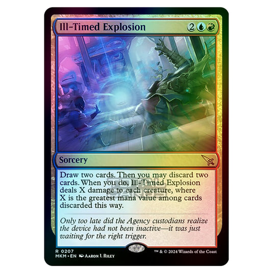 Magic The Gathering - Murders at Karlov Manor - Ill-Timed Explosion - 0207 (Foil)
