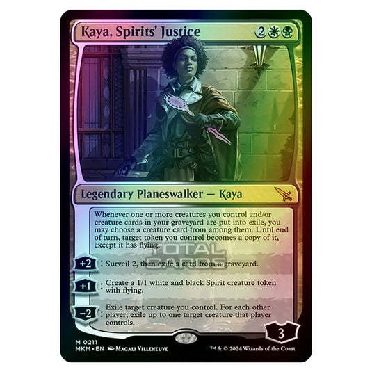 Magic The Gathering - Murders at Karlov Manor - Kaya, Spirits' Justice - 0211 (Foil)